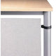 Bach panneau de visualisation marteau vhr08 80cm mélamine argent
