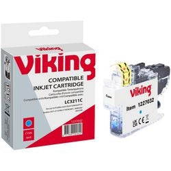 Cartouche d'encre office depot lc3211cy compatible cyan