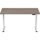 Bureau assis-debout euroseats blanc 800