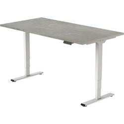 Bureau assis-debout euroseats blanc 800