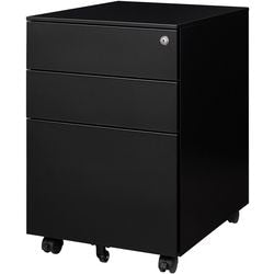 Caisson à tiroirs de bureau eurosseats noir 500