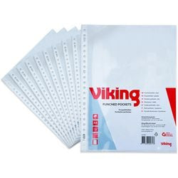 Sacs de présentation office depot a4 23 trous 110 microns transparent pack 25 pièces