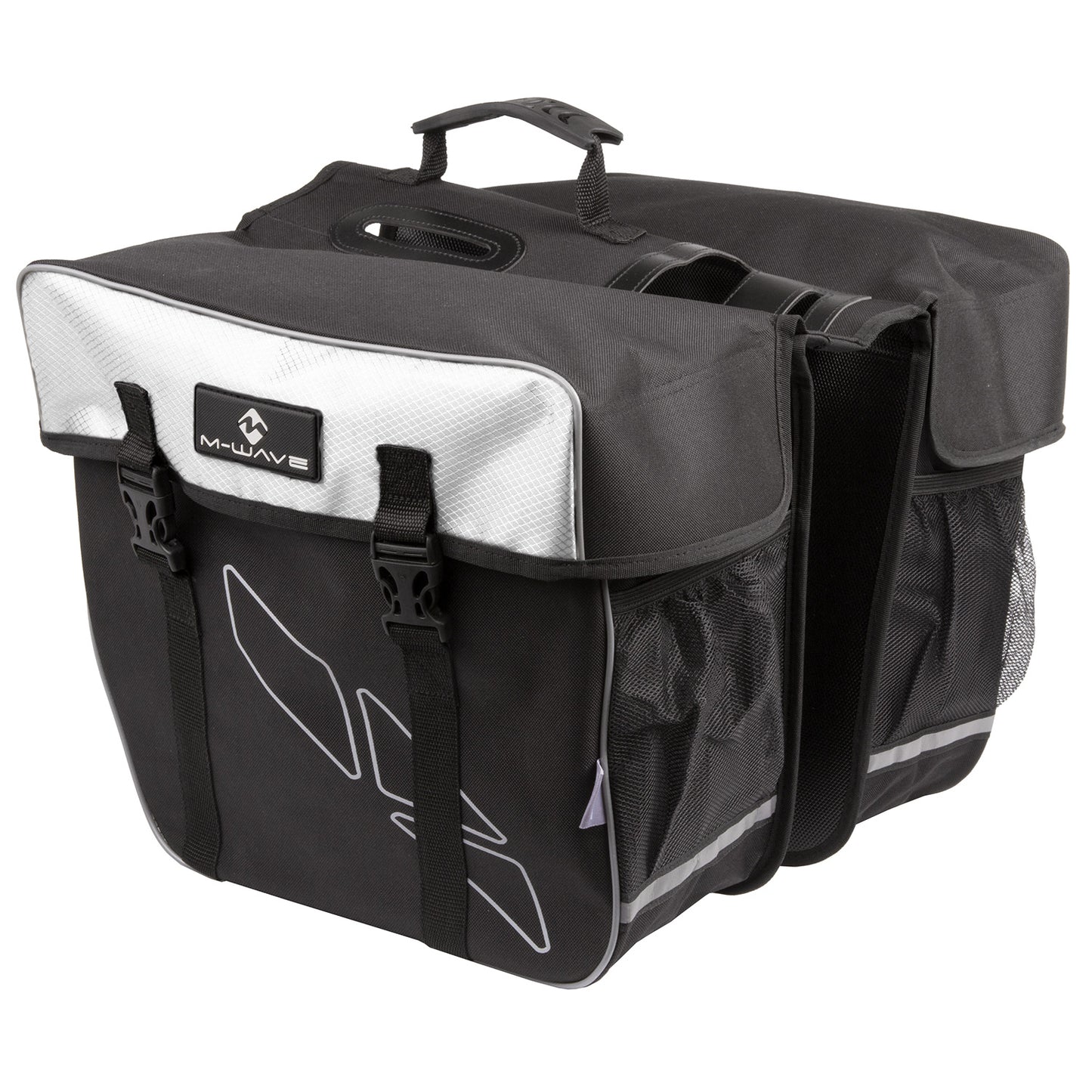 Sac à vélo à double onde Amsterdam 30L blanc