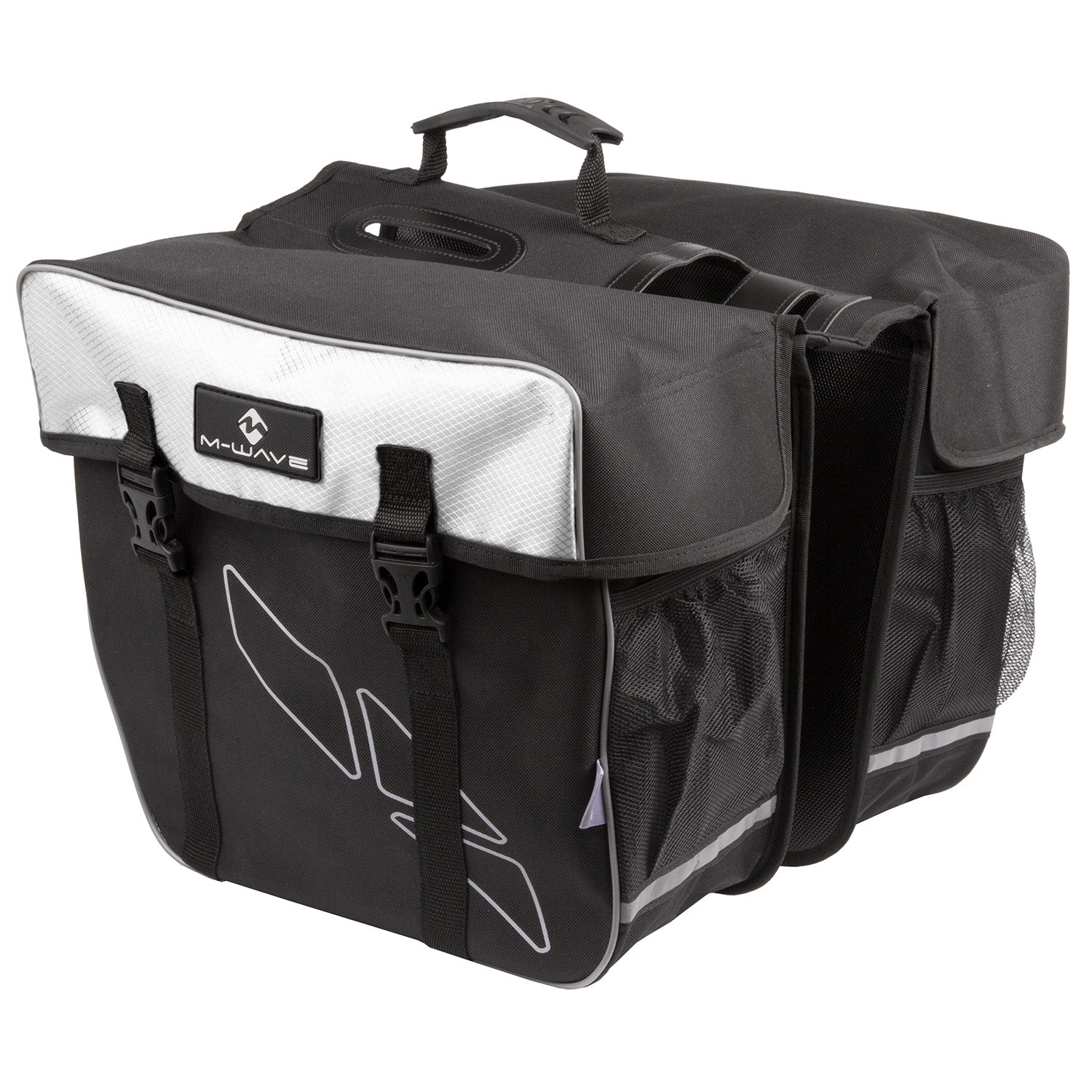 Sac à vélo à double onde Amsterdam 30L blanc