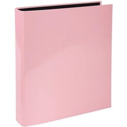 Classeur à anneaux exacompta aquarelle 51566e carton recouvert de pâte pellique rose