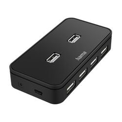 Hama Hub USB avec alimentation 200123 7 ports noir