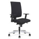 Chaise de bureau style nowy argent, noir navigo