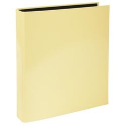Classeur à anneaux exacompta aquarelle 54569e carton recouvert de pâte pellique jaune citron