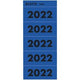 Etiquettes annuelles 2022 leitz bleu 100 pièces