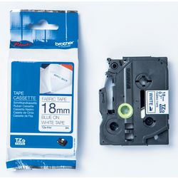 Cassette de ruban d'étiquetage brother tzefa4 blanc