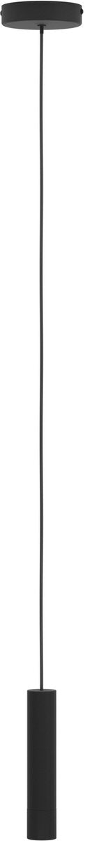 Lampe à suspension Eglo almudaina - LED - ø 4 cm - noir - dimmable - acier