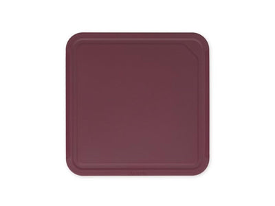 Brabantia brabantia savoureuse + planche à découper 25x0,8x25 cm rouge aubergine