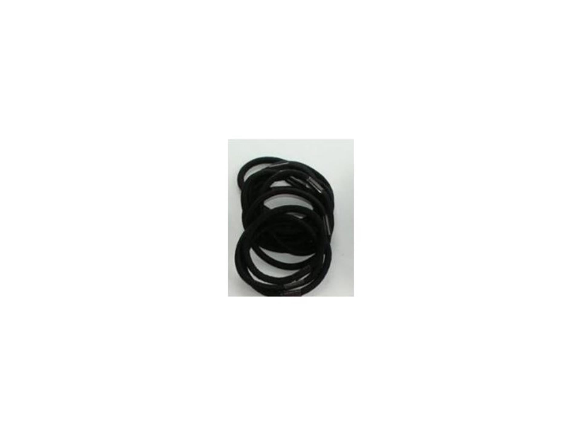 Elastiques à cheveux noirs 5cm sachet de 12 pcs