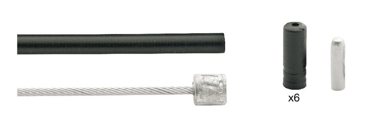 Cordo jeu de câbles jeu de câbles ajusteur nexus 3 dérailleur noir 180cm 225cm acier inoxydable complet