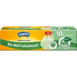 Swirl Swirl Bio Pedal Bimmer Sacs avec poignée 10L 10 pièces