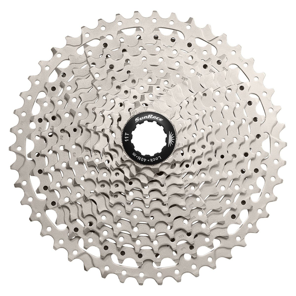 Cassette Sunrace CSMS8 11 VITESSE 11-40T. argent