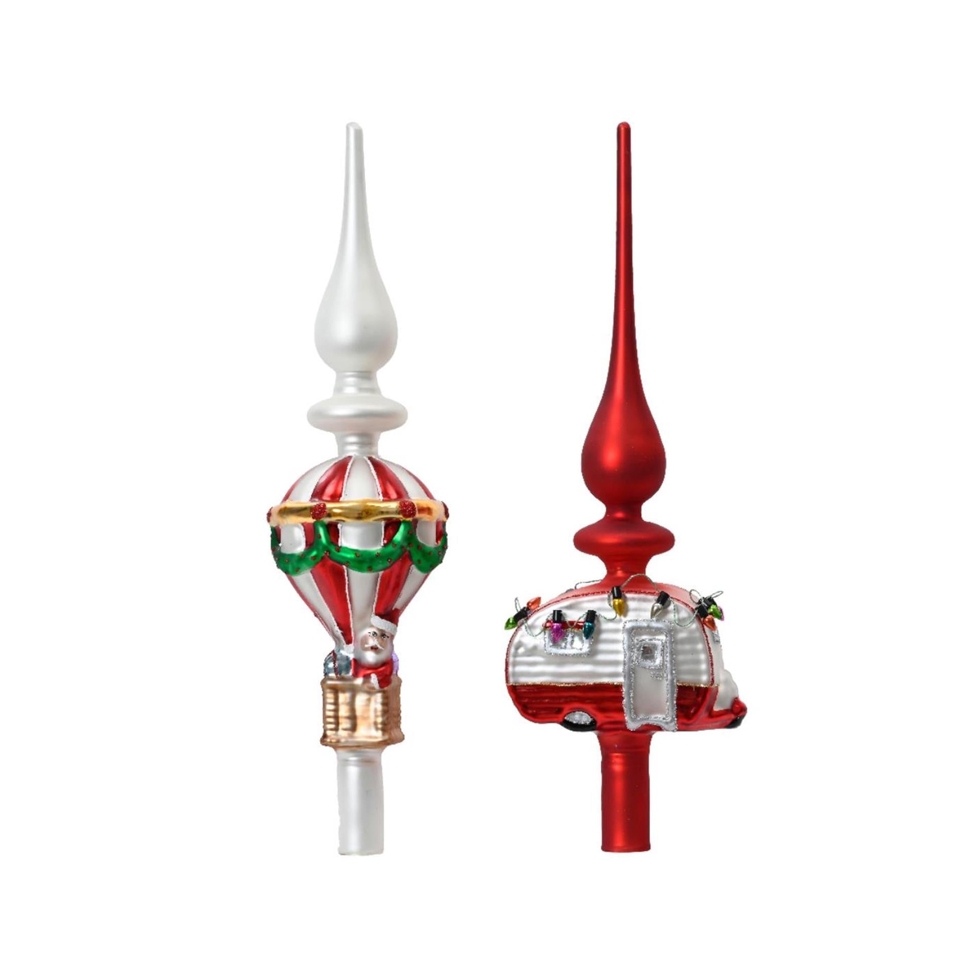 Decoris Peak caravane montgolfière verre 31cm