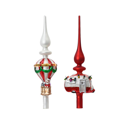 Decoris Peak caravane montgolfière verre 31cm