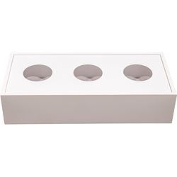 Jardinière eurosseats blanc 900 (l) x 400 (p) x 200 (h) mm