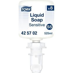 Recharge de savon pour les mains Tork S5 transparent 425702 8 pièces de 525 ml