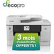 Imprimante multifonction brother noir 576 mm x 477 mm x 375 mm