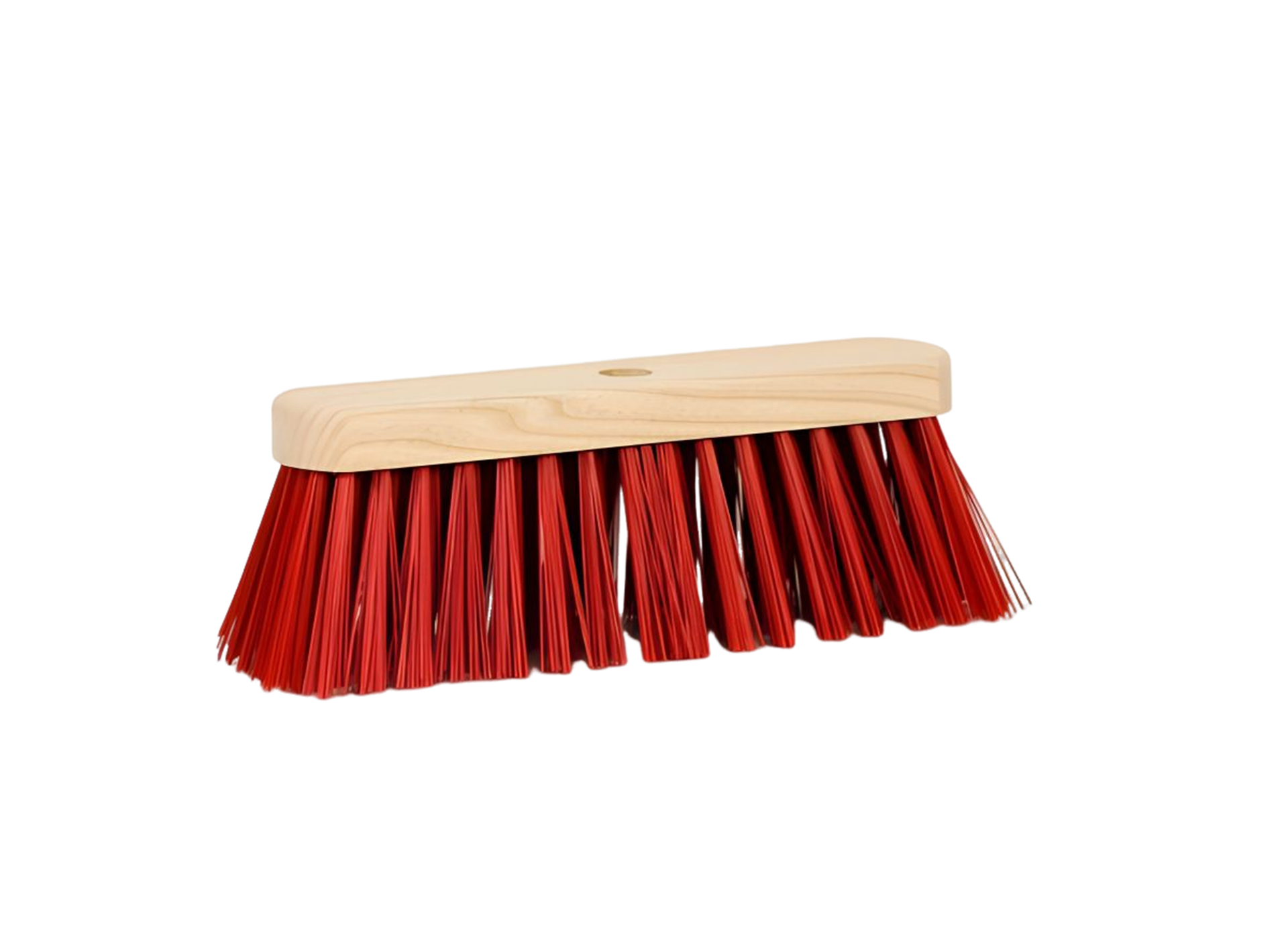 Luva balai de rue en bois fibre artificielle rouge 29cm