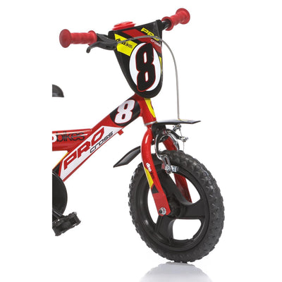 Dino Cross 12 pouces 21 cm garçons piquant le noir rouge