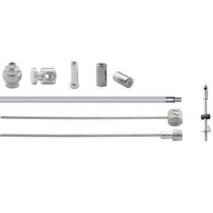 Sturmeyarcher cordo jeu de câbles jeu de câbles frein à tambour argent 170cm 235cm acier inoxydable sturmey archer co