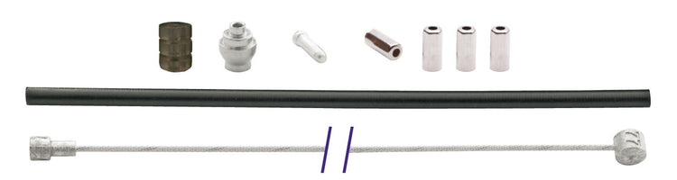 Jeu de câbles Cordo jeu de câbles frein universel noir 170cm 225cm + pièces universelles