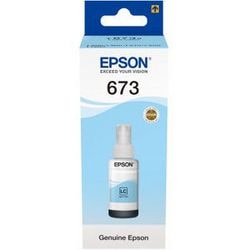 Encre epson c13t67354a t6735 cyan clair