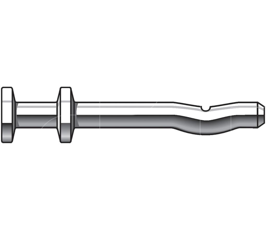 Accessoires Dewalt piquet 5mm x 70mm formant ancre galvanisé (100 pièces) - dfm3110160