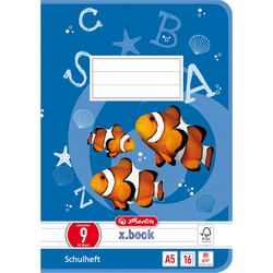 Écriture herlitz a5 16 feuilles 09 poissons