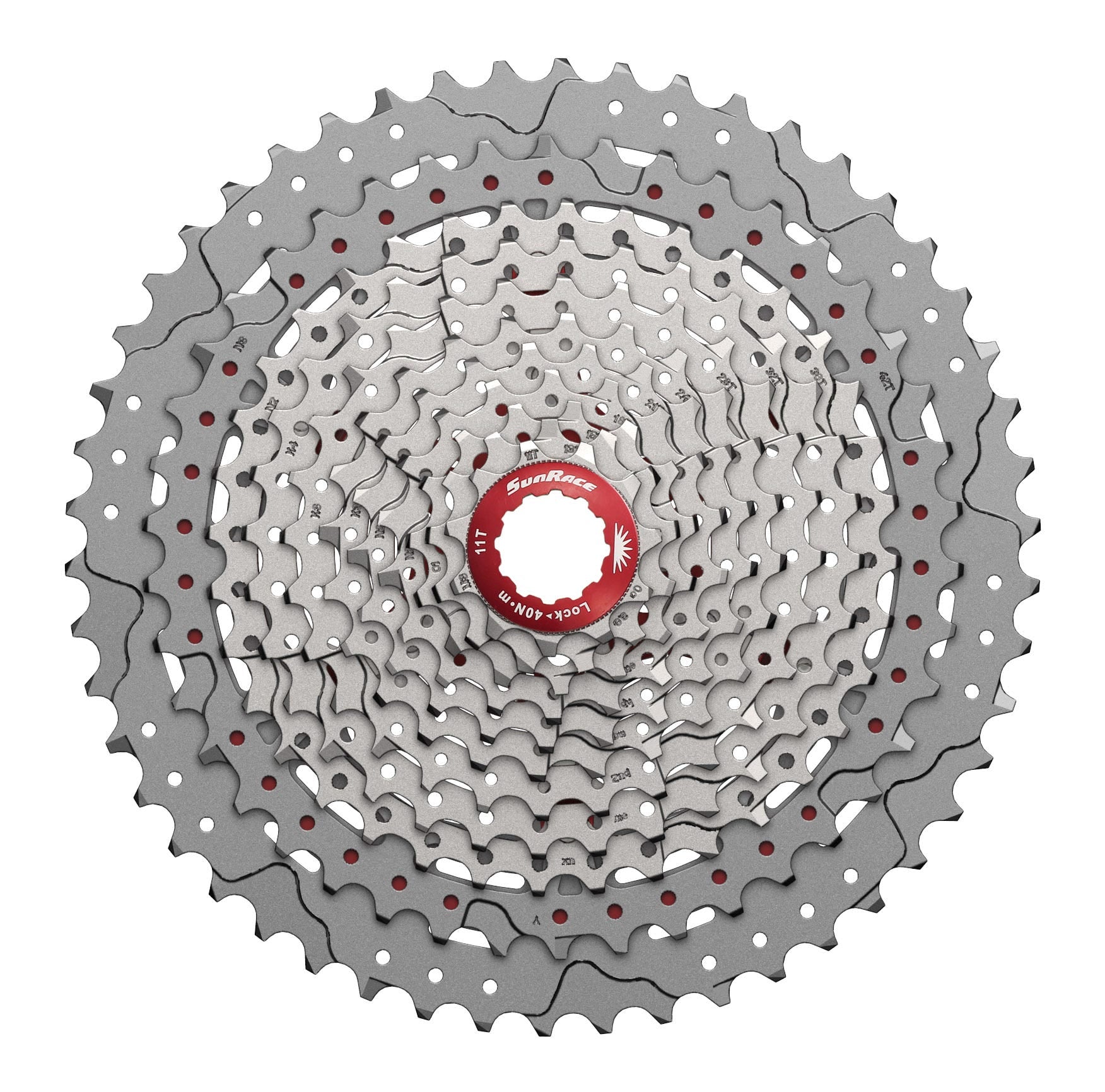 Sunrace cassette 11v 11 50 argent sa