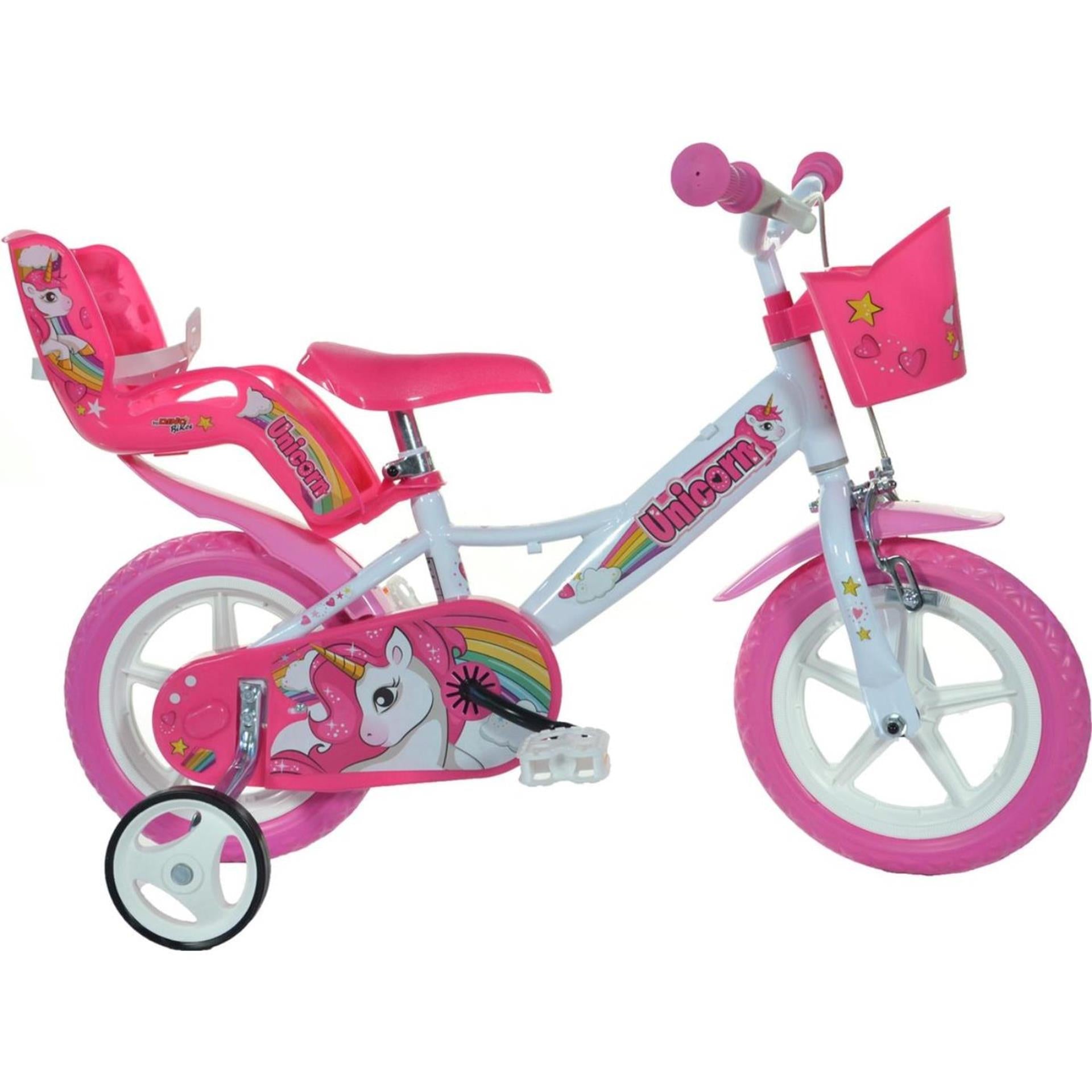 Vélo enfant Dino licorne 12 pouces