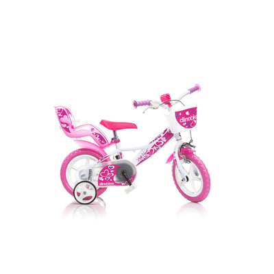 Petit coeur 12 pouces 21 cm filles V-freine le rose blanc