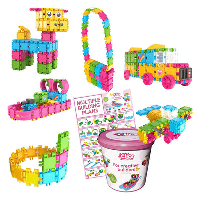 Cliques Blocs de construction - Bouwset Glitter 8in1