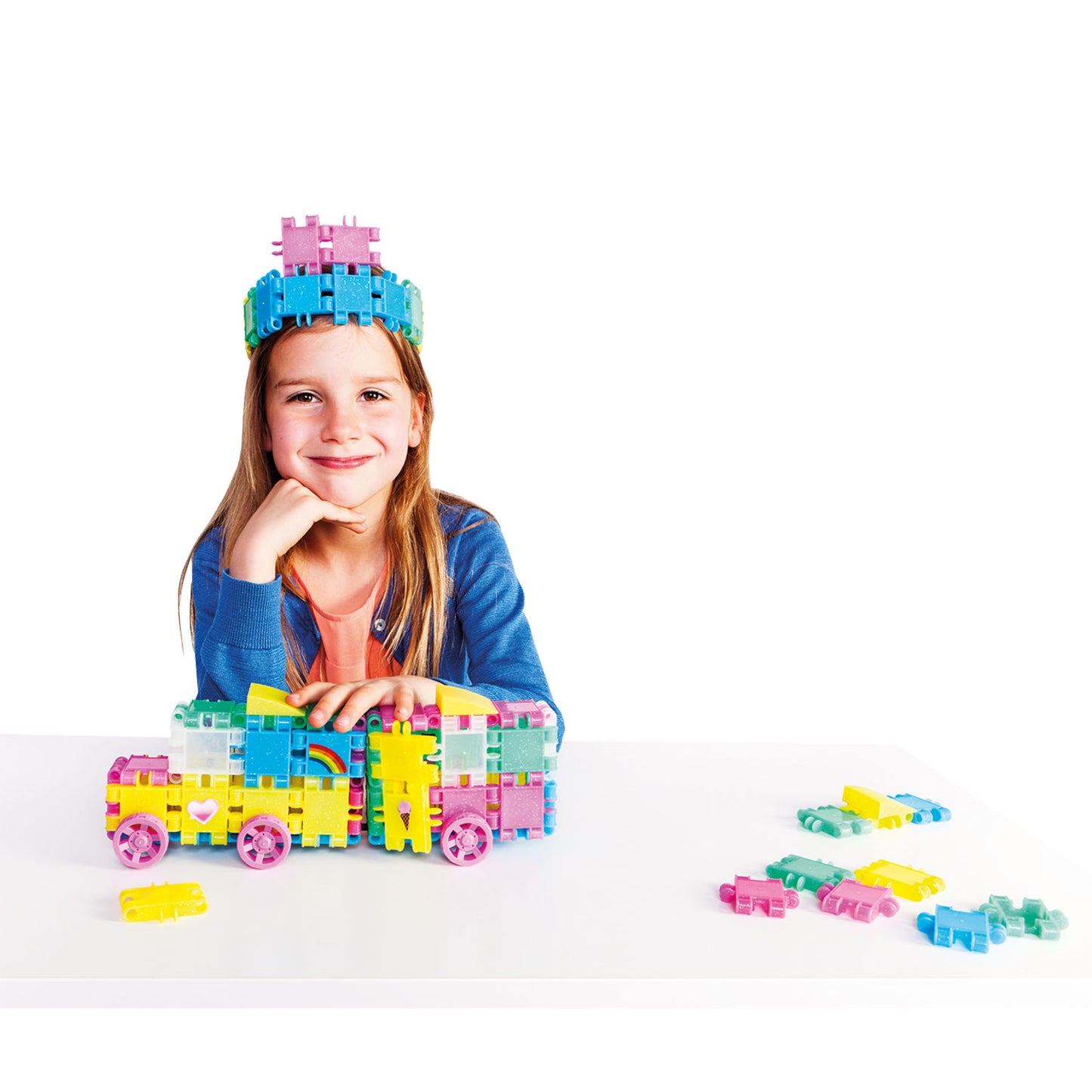 Cliques Blocs de construction - Bouwset Glitter 8in1