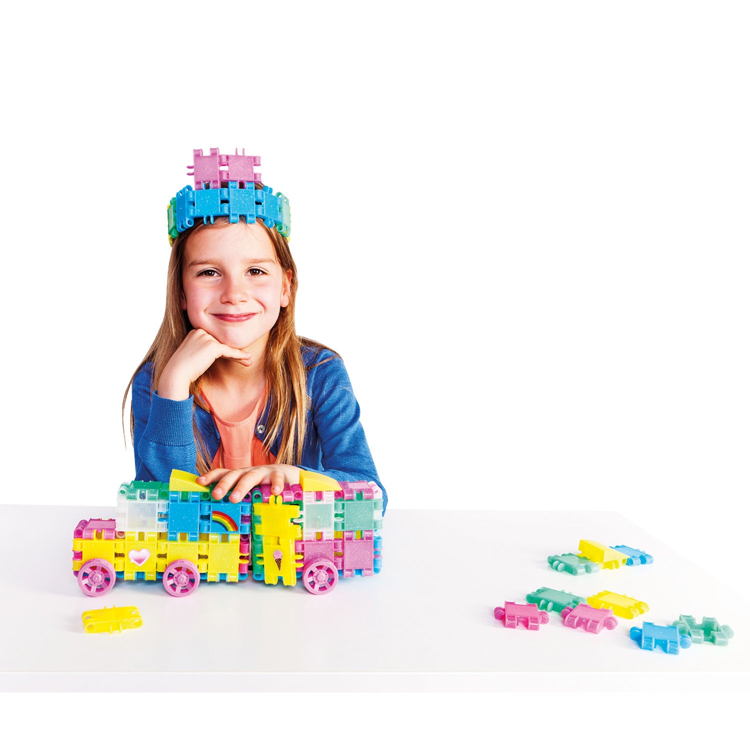 Cliques Blocs de construction - Bouwset Glitter 8in1