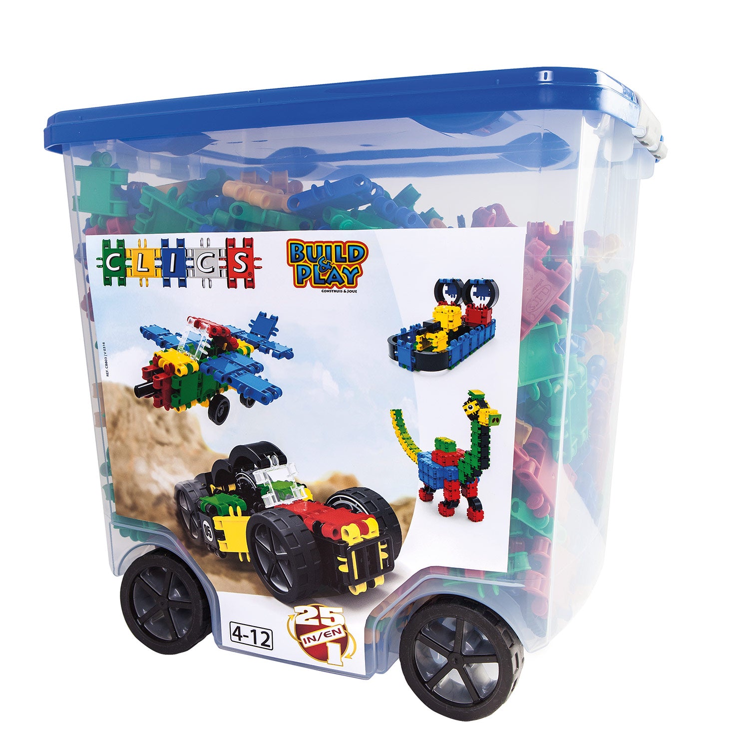 CLICS ROLBOX BUILTS BLOCKS - Ensemble de construction 25in1