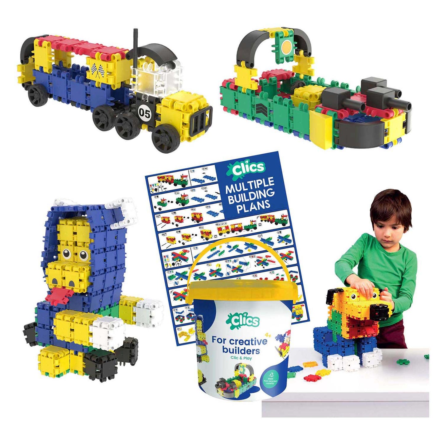 Cliques Blocs Blocs Building Set 10in1