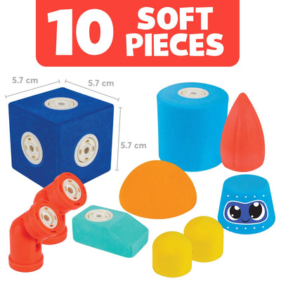 Blockaroo Magretic Molon Blocks Robot Box, 10dlg.