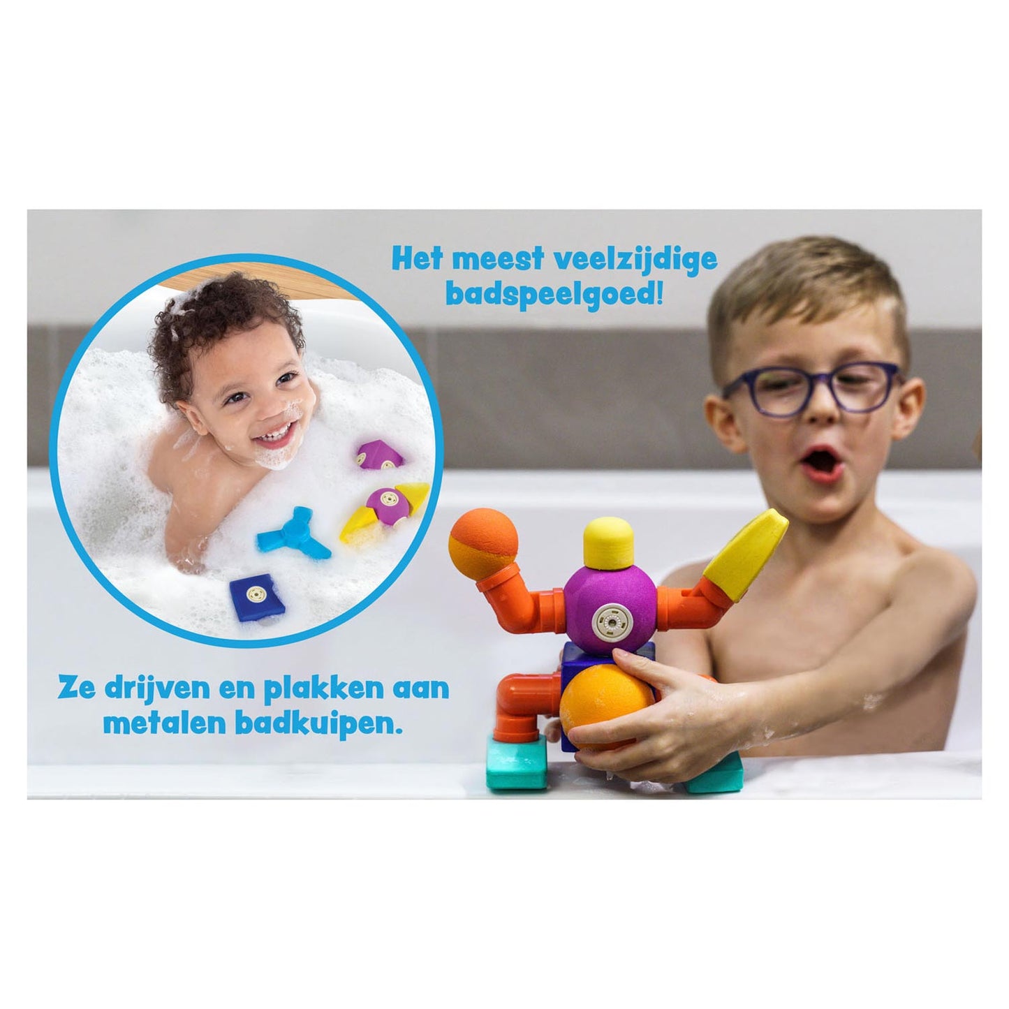 Blockaroo Magretic Molon Blocks Robot Box, 10dlg.