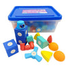 Blocs de mousse magnétique Blockaroo, 60 pcs.