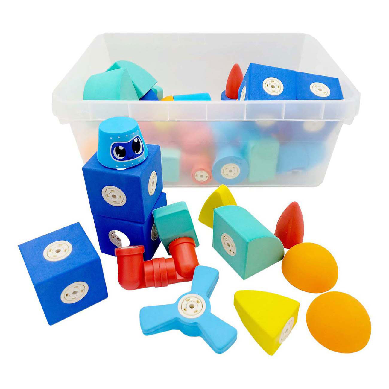 Blocs de mousse magnétique Blockaroo, 60 pcs.