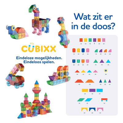 Jouets de construction magnétiques Cubixx - 85 pcs.