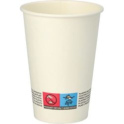 Gobelets jetables papstar 180 ml blanc 100 pièces