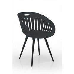 Chaise de jardin topstar grise 570 mm x 540 mm x 810 mm