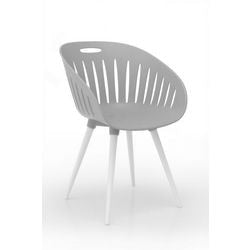 Chaise de jardin topstar grise 570 mm x 540 mm x 810 mm