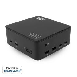Station d'accueil USB-C noire ac7148 act