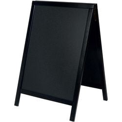 Panneau de signalisation noir, déflecteur pacb-120-blk